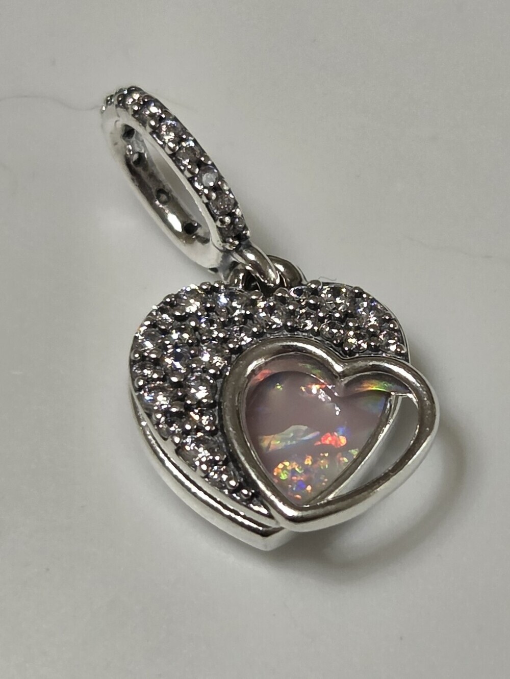 Authentic Pandora Beautiful Mother Double Dangle Charm